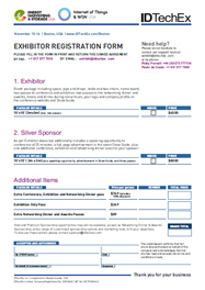 Exhibit Register Internet of Things & WSN USA 2013 | undefined